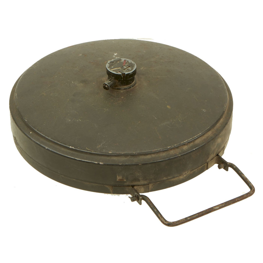 Original U.S. WWII German Anti-Tank T.Mi. 35 Tellermine Training Dummy Mine - Inert Original Items