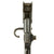 Original Japanese WWII Type 44 Cavalry Carbine 1st Pattern Folding Bayonet & Nose Cap with Screws Original Items