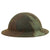 Original U.S. WWI M1917 Doughboy Helmet with Multicolor Camouflage Paint & 7 1/8 Liner Original Items
