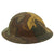 Original U.S. WWI M1917 Doughboy Helmet with Multicolor Camouflage Paint & 7 1/8 Liner Original Items