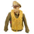 Original U.S. WWII Air Corps Pilot Pacific Theater Named B-15 Jacket - Visor Cap - Mae West - Manikin Set Original Items