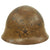 Original Japanese WWII Type 92 Army Combat Helmet Shell with Original Star - Tetsubo Original Items