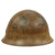 Original Japanese WWII Type 92 Army Combat Helmet Shell with Original Star - Tetsubo Original Items