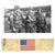 Original U.S. WWII Service Worn Paratrooper D-Day Invasion American Flag Oilcloth Armband Original Items