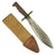 Original U.S. WWI Model 1917 Bolo Knife by Plumb Philadelphia with Canvas Scabbard by Brauer Bros. Original Items