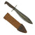 Original U.S. WWI Model 1917 Bolo Knife by Plumb St. Louis with Canvas Scabbard - dated 1918 Original Items