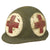 Original U.S. Korean War Medic M1 Schlueter Swivel Bale Rear Seam Helmet Shell Original Items