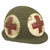 Original U.S. Korean War Medic M1 Schlueter Swivel Bale Rear Seam Helmet Shell Original Items