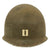 Original U.S. WWII Captain's McCord Front Seam Fixed Bale M1 Helmet with Rare Inland Liner Original Items