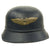 Original German WWII M38 Luftschutz Beaded Gladiator Air Defense Helmet with 56cm Liner - dated 1938 Original Items