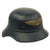 Original German WWII M38 Luftschutz Beaded Gladiator Air Defense Helmet with 56cm Liner - dated 1938 Original Items