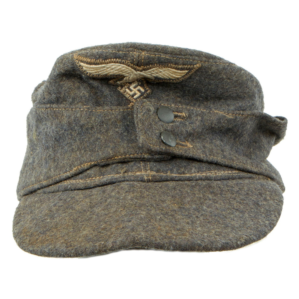 Original German WWII Luftwaffe M43 Einheitsmütze Field Cap - size 57 Original Items