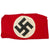 Original German WWII Unissued NSDAP Party Armband with Paper RZM A4/41 Paper Tag Original Items
