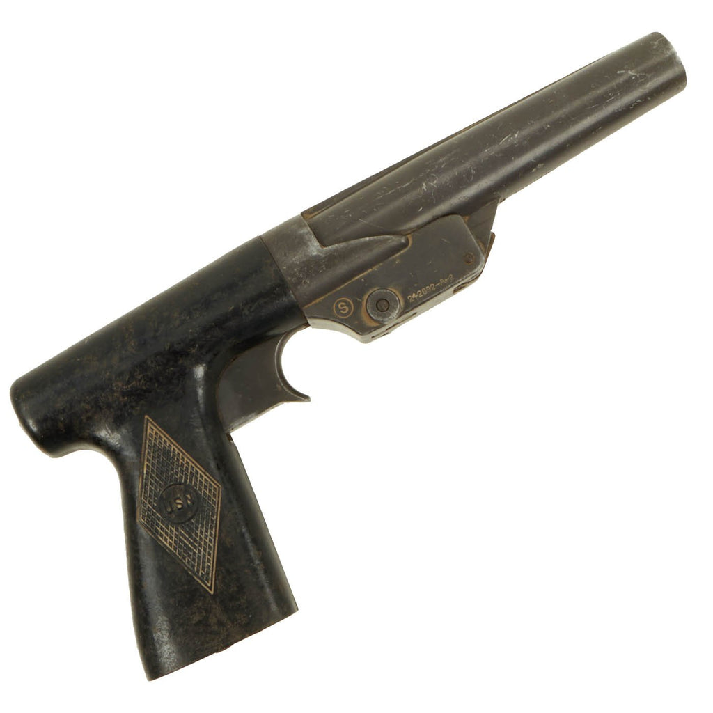 Original WWII U.S. Navy 10 Gauge Sedgley Mark 5 Signal Flare Pistol - Dated 1944 Original Items