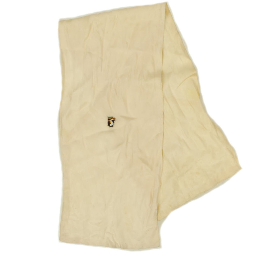 Original U.S. WWII 101st Airborne Silk Parachute Paratrooper Scarf Original Items