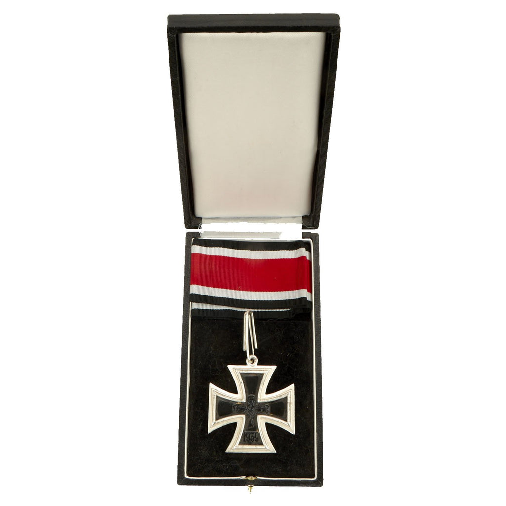 Original 1990s German 1957 Pattern Knight's Cross of the Iron Cross by S&L with Ribbon in Case Original Items