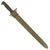 Original U.S. WWII M1942 16" Garand Rifle Bayonet by U.F.H. with M3 Scabbard - dated 1942 Original Items