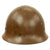 Original Japanese WWII Named Type 92 Tetsubo Army Combat Helmet with Complete Liner and Chinstrap - dated 1943 Original Items
