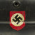 Original German WWII Beaded M40 Double Decal DRK Red Cross Steel Helmet - marked Q64 Original Items