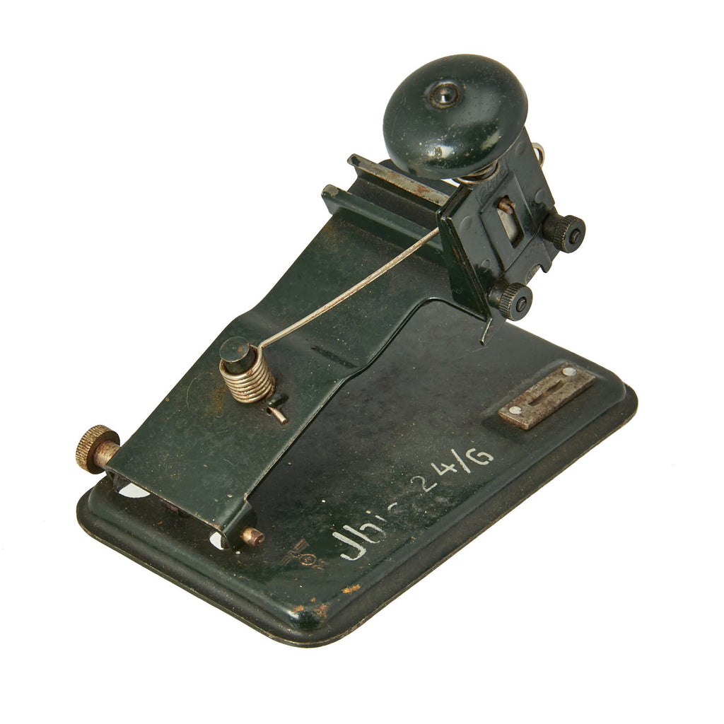 Original German WWII Kriegsmarine Navy marked Bukama Knirps 24/6 Desktop Stapler - Waffenamt "M" Marked Original Items