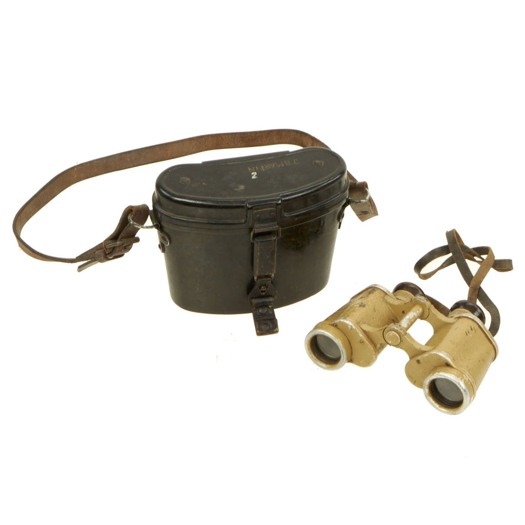 Original German WWII 6x30 Dienstglas Binoculars by Swarovski in Bakelite Carry Case Original Items