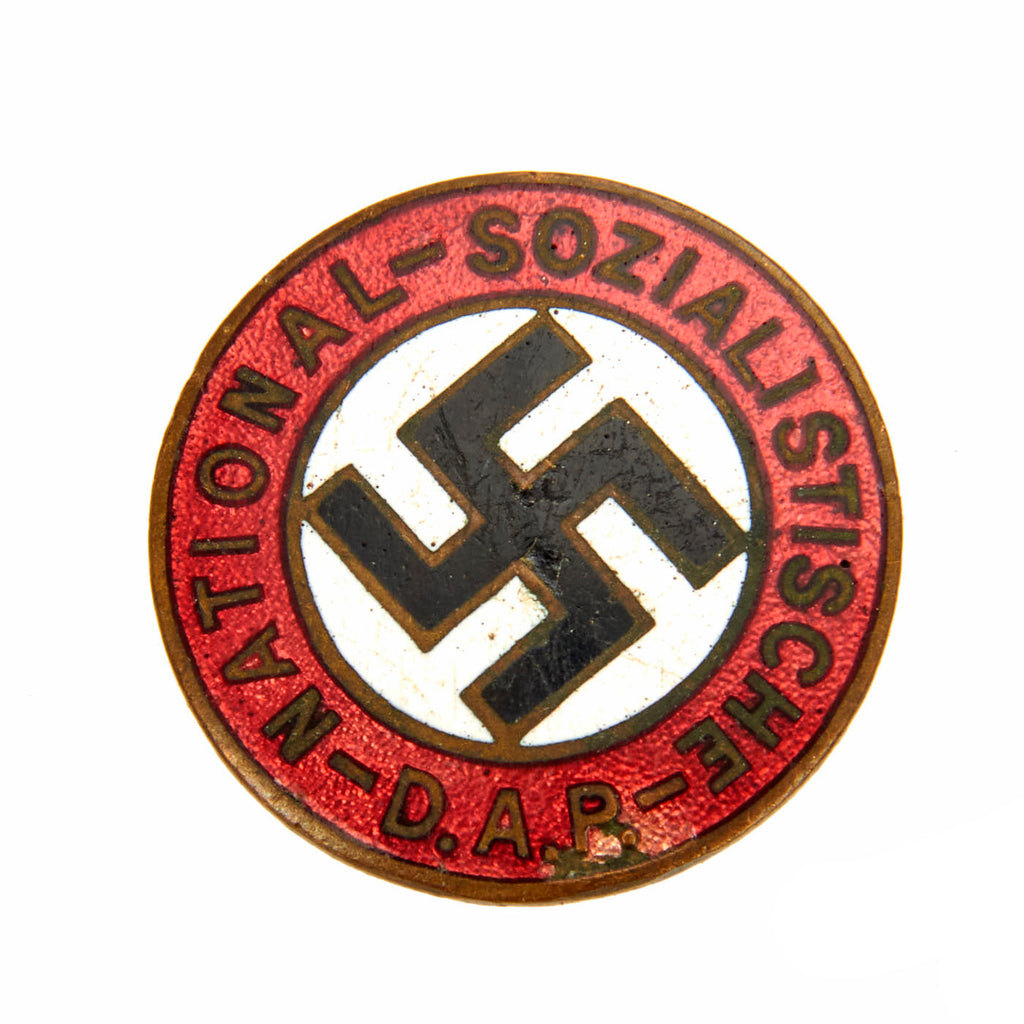 Original German WWII Early NSDAP Party Enamel Membership Badge Pin Original Items
