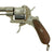Original Spanish Double Action 11mm Pinfire Revolver by Francisco Larrañaga of Eibar with Folding Trigger - c. 1855 Original Items