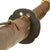 Original WWII Japanese Type 98 Shin-Gunto Katana Sword by MASAYUKI with Leather Covered Scabbard Original Items