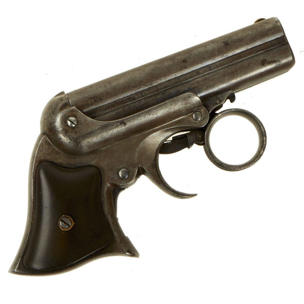 Original U.S. Remington Elliot's 1861 Patent 4 Barrel Pepperbox Tip-Up Pistol - Serial 6358 Original Items