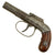 Original U.S. Allen's 1845 Patent Single Shot Percussion Pocket Pistol Serial 93 - circa 1850 Original Items