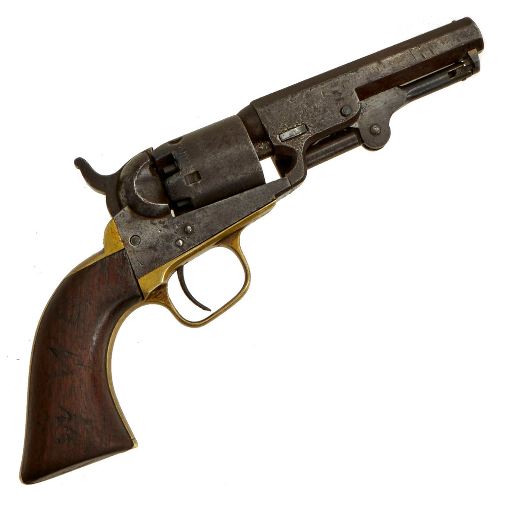 Original U.S. Civil War Colt M1849 Pocket Percussion Revolver with 4 inch Barrel made in 1860 - Serial 182456 Original Items