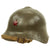 Original WWII Russian M36 Soviet SSh-36 Steel Combat Helmet with Cloth Liner & Star Badge Original Items