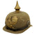 Original Imperial German WWI Prussian M1895 Infantry Ersatz Felt Pickelhaube Fitzhelme Spiked Helmet - Rare Simplified Pattern Original Items