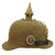 Original Imperial German WWI Prussian M1895 Infantry Ersatz Felt Pickelhaube Fitzhelme Spiked Helmet - Rare Simplified Pattern Original Items