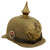 Original Imperial German WWI Prussian M1895 Infantry Ersatz Felt Pickelhaube Fitzhelme Spiked Helmet - Rare Simplified Pattern Original Items