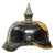 Original Imperial German WWI Prussian M1895 Infantry Officer Pickelhaube Spiked Helmet - Replaced Liner Original Items