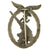 Original German WWII Early Luftwaffe Anti-Aircraft Flak Battle Badge by C.F. Juncker in Original Case Original Items