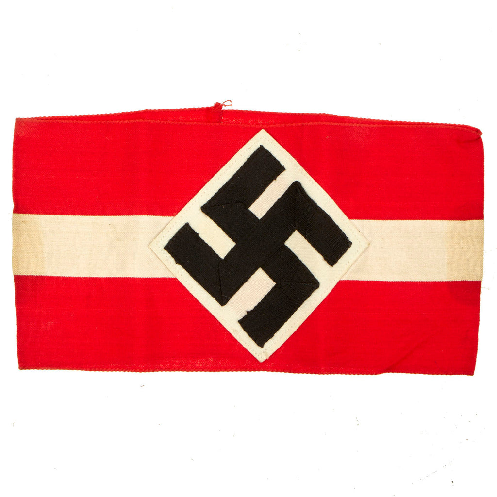 Original German WWII HJ Youth Organization Member Multi-piece Armband Original Items