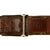 Original German Pre-WWII Reichswehr Army Nickel Silver Belt Buckle on Habra Solingen Belt Original Items