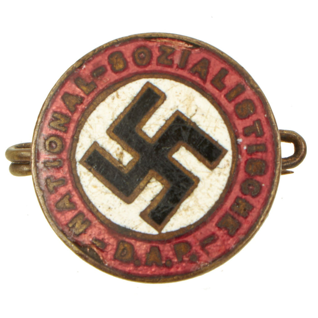 Original German WWII NSDAP Small Enamel Party Membership Badge Original Items