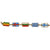 Original German WWII Commemorative Linked Enamel Flags "Friendship" Bracelet Original Items
