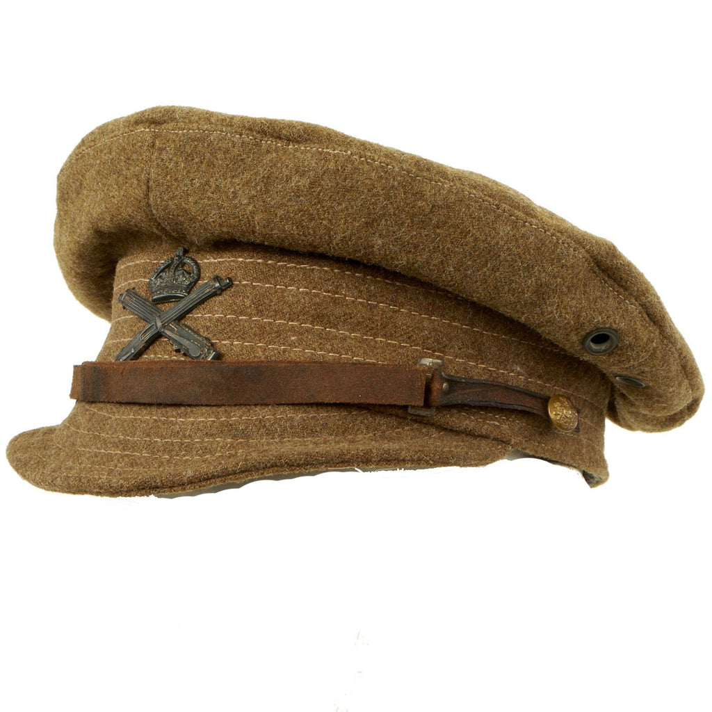Original British WWI 1917 Dated Trench Cap - Machine Gun Corps - Dated 1917 Original Items