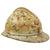 Original French M1915 Adrian Artillery Medic’s Helmet in Snow Camouflage Original Items