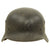 Original German WWII M40 Service Worn Single Decal Luftwaffe Helmet with Size 56 Liner - Q64 Original Items