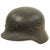 Original German WWII M40 Service Worn Single Decal Luftwaffe Helmet with Size 56 Liner - Q64 Original Items