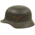 Original German WWII M40 Service Worn Single Decal Luftwaffe Helmet with Size 56 Liner - Q64 Original Items