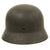 Original German WWII M40 Service Worn Single Decal Luftwaffe Helmet with Size 56 Liner - Q64 Original Items