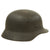 Original German WWII M40 Service Worn Single Decal Luftwaffe Helmet with Size 56 Liner - Q64 Original Items