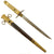 Original Japanese WWII Army Dress Dagger with Leather Scabbard Original Items