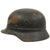 Original German WWII Luftschutz Civil Air Defense Beaded M405 Helmet with 56cm Liner - marked Q64 Original Items